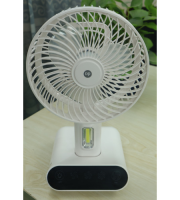 DP-7624 Rechargeable Touch Mini Table Fan with Lamp
